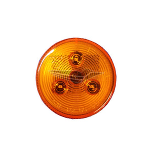 2" Round Clearance/Marker LED Light - Amber