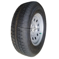 Castle Rock ST175/80R13 LRC Radial Tire on 5-Hole Steel Wheel