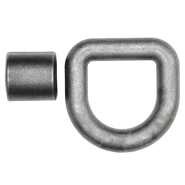 Heavy-Duty Forged D-Ring, 5/8 Diameter with Weld-On Bracket - Import