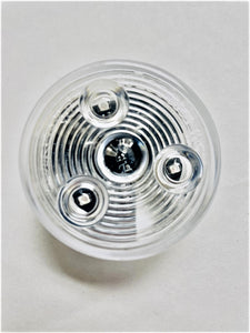 2" Round Clearance/Marker LED Light - CLEAR/AMBER