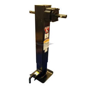 12,000 lb. Square 2-Speed Spring Loaded Drop Leg Jack (Front Pull) - Direct Weld