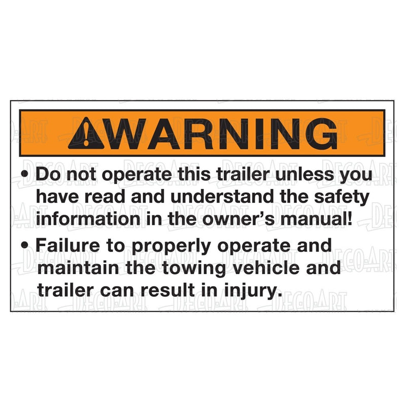 Warning Stickers - Bypass Installation - 8 Labels – Green Light Depot